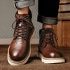 Осенние и зимние мужские ботинки Классический ретро-стиль для отдыха на природе Модная вечеринка Высококачественная офисная обувь для молодежи и взрослых