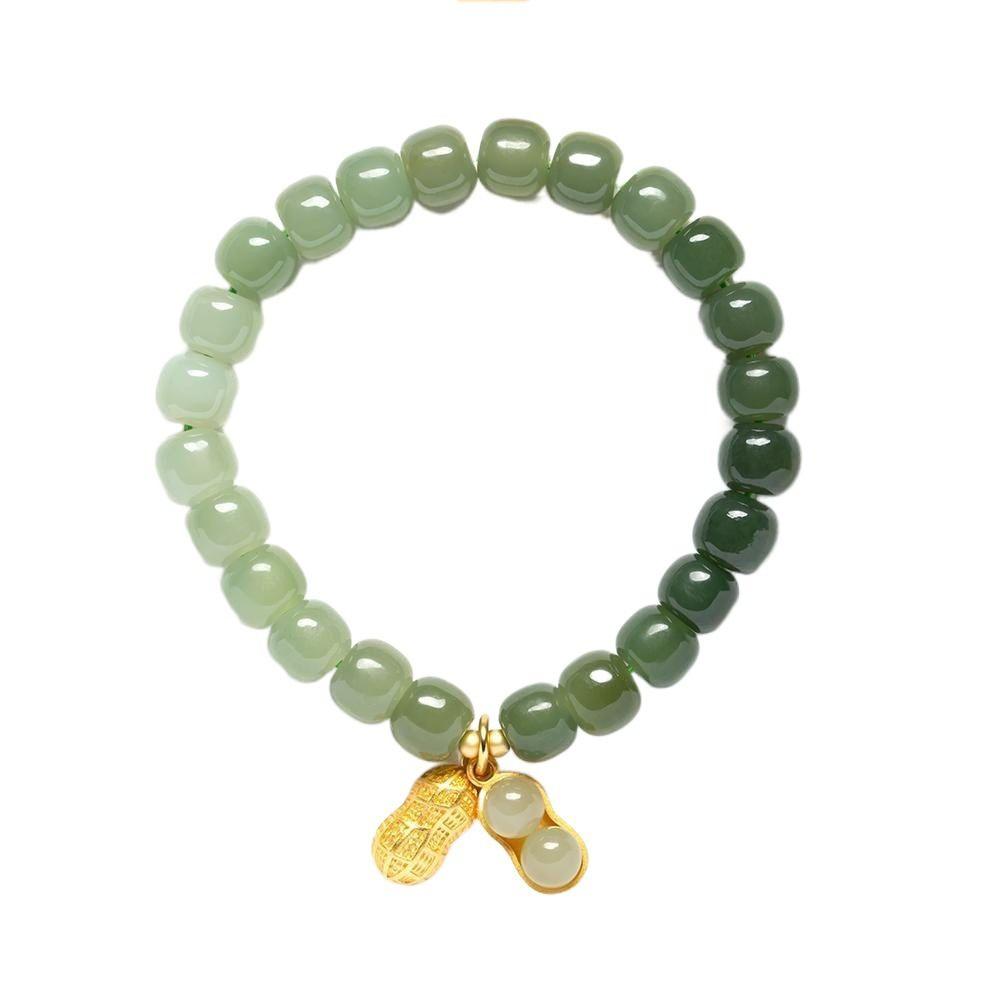 Браслеты Каменные Браслеты Градиентные Браслеты из Каменных Бусин Браслеты в Корейском Стиле Женская Цепочка на Руку