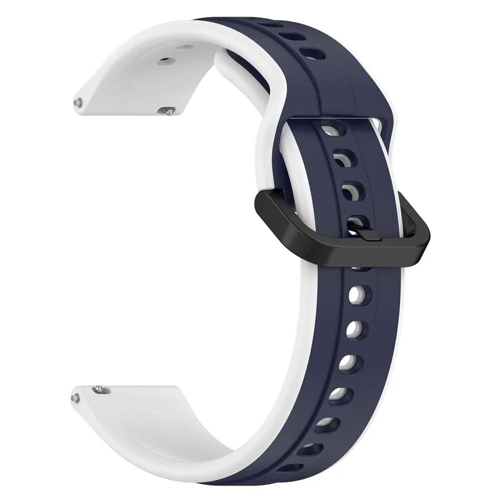 Спортивный силиконовый ремешок 20/22 мм для Samsung Galaxy Watch 6 5 Pro 40 44 мм 45 мм Браслет Watch 6 4 Classic 47 мм 43 мм Аксессуар для ремешка