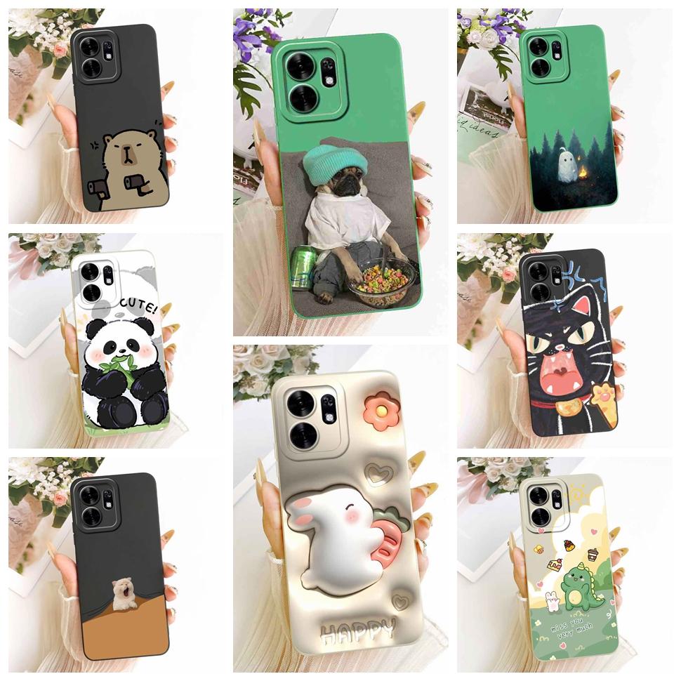 For Honor X6d X6D 5G Case LNA-NX1 Cartoon Panda Rabbit Silicone Back Cover For Honor Play 60A 60a 5G NLA-AN00 Bumper Cases Capa