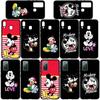 Чехол для телефона Samsung Galaxy S25 S24 S23 iPhone 16 15 Xiaomi Redmi 14C 13C Note 14 13 12 16E X 11 Pro Max OPPO Moto Huawei Mickey Cartoon Mouse Cover
