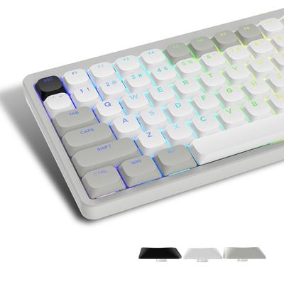 Колпачки для клавиш 143 клавиши Womier Low Profile PBT Keycaps Полный комплект для клавиатуры Cherry Gateron MX Switch 60% 65% 75% 100% черный/серый/белый
