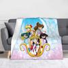 S-Sailor M-Moon Аниме Пледы Фланелевые Все Сезоны   Многофункциональные Ультра-Мягкие Пледы для Дома Путешествий Одеяло