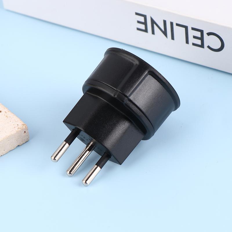 1Pc European France To Swiss Plugs Travel Adapter 3 Pin Plug 10A 250V Power Plug EU To Switzerland Electrical Plug Socket