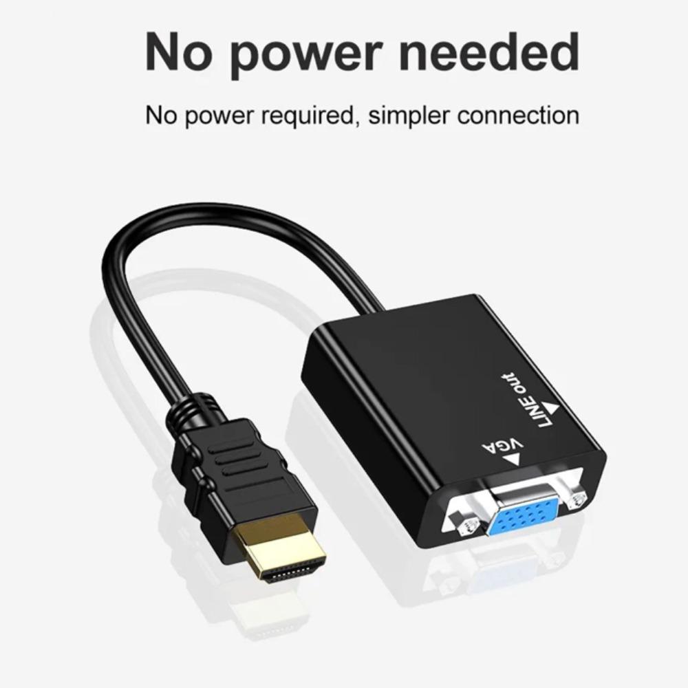 Переходной кабель HDMI-VGA Конвертер HDMI-VGA Plug and Play Blu-ray DVD
