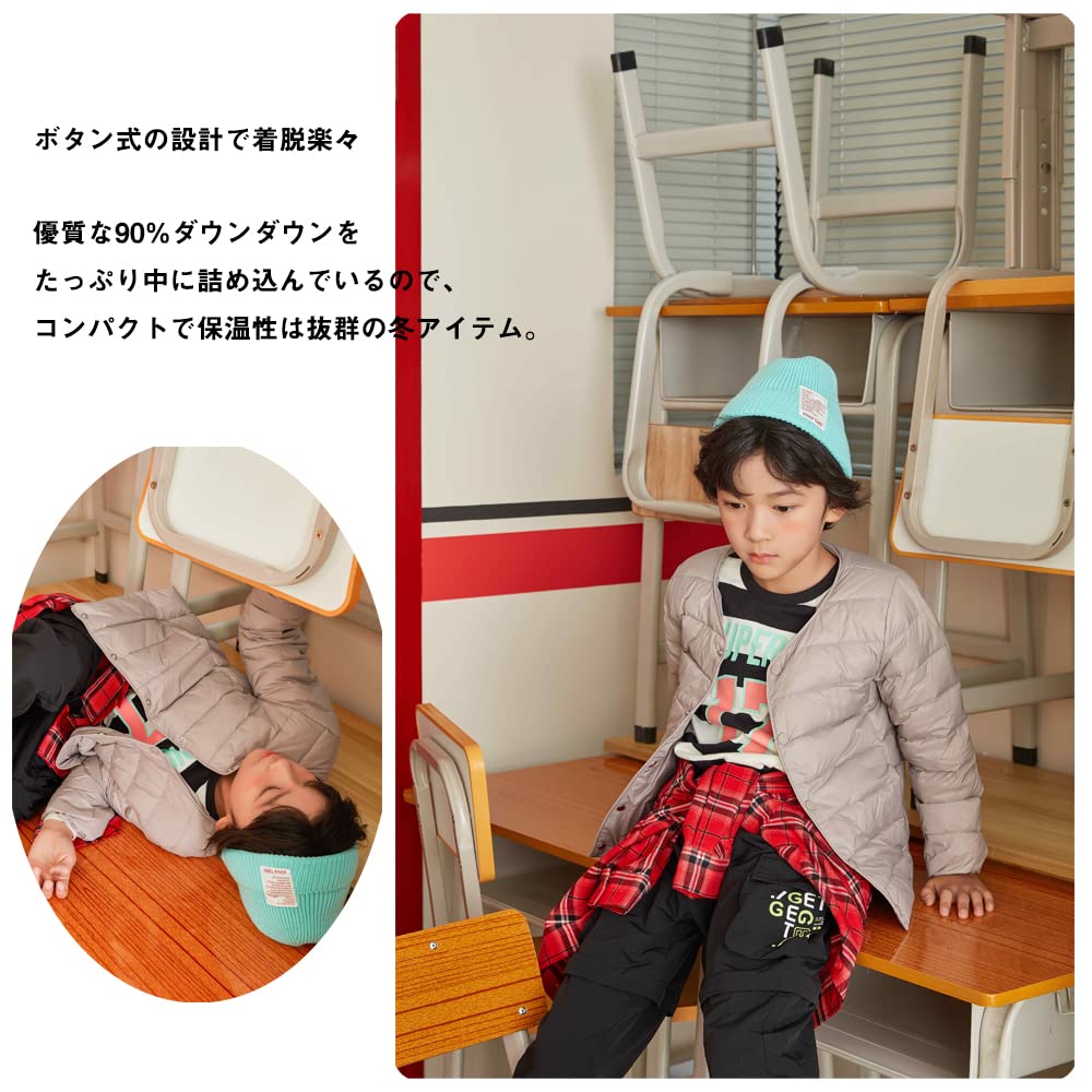 MORGEN SKY Пуховый жилет однотонный на пуговицах ультралегкий свободный теплый верхняя одежда для мальчиков и доступен во всех цветах и размере 8185 пальто, нижнее белье, тонкий,