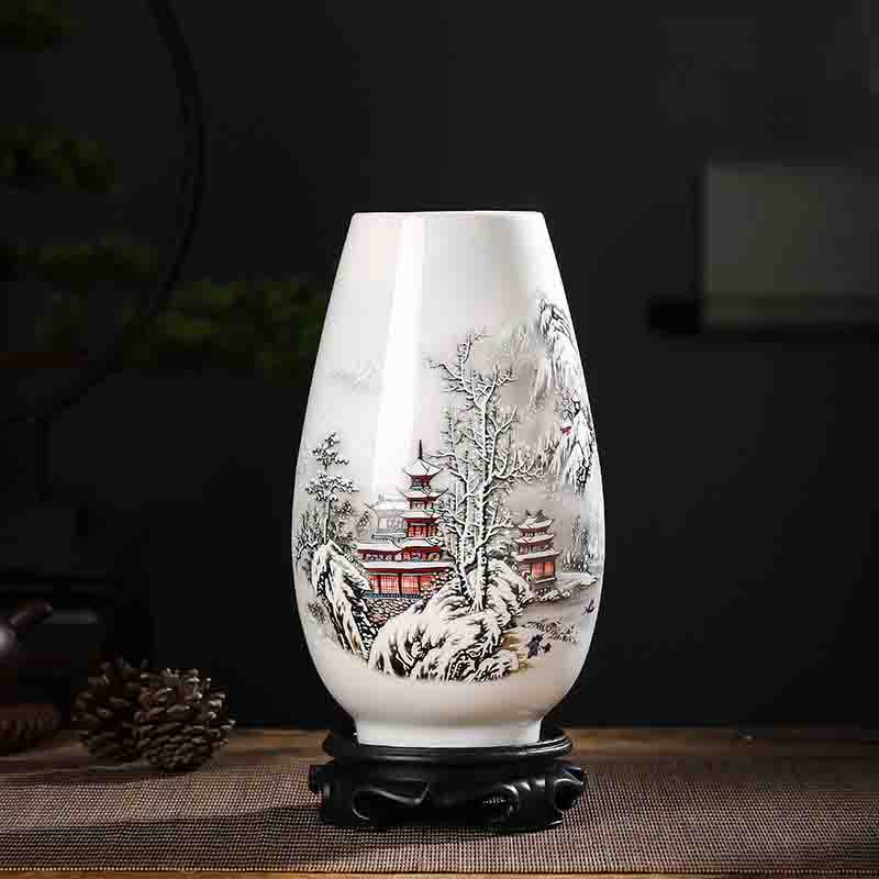 Китай Цзиндэчжэнь Керамические Вазы Украшения Офис Магазин Клуб Бар Меблировка Поделки Дом Гостиная Настольные Аксессуары Украшение