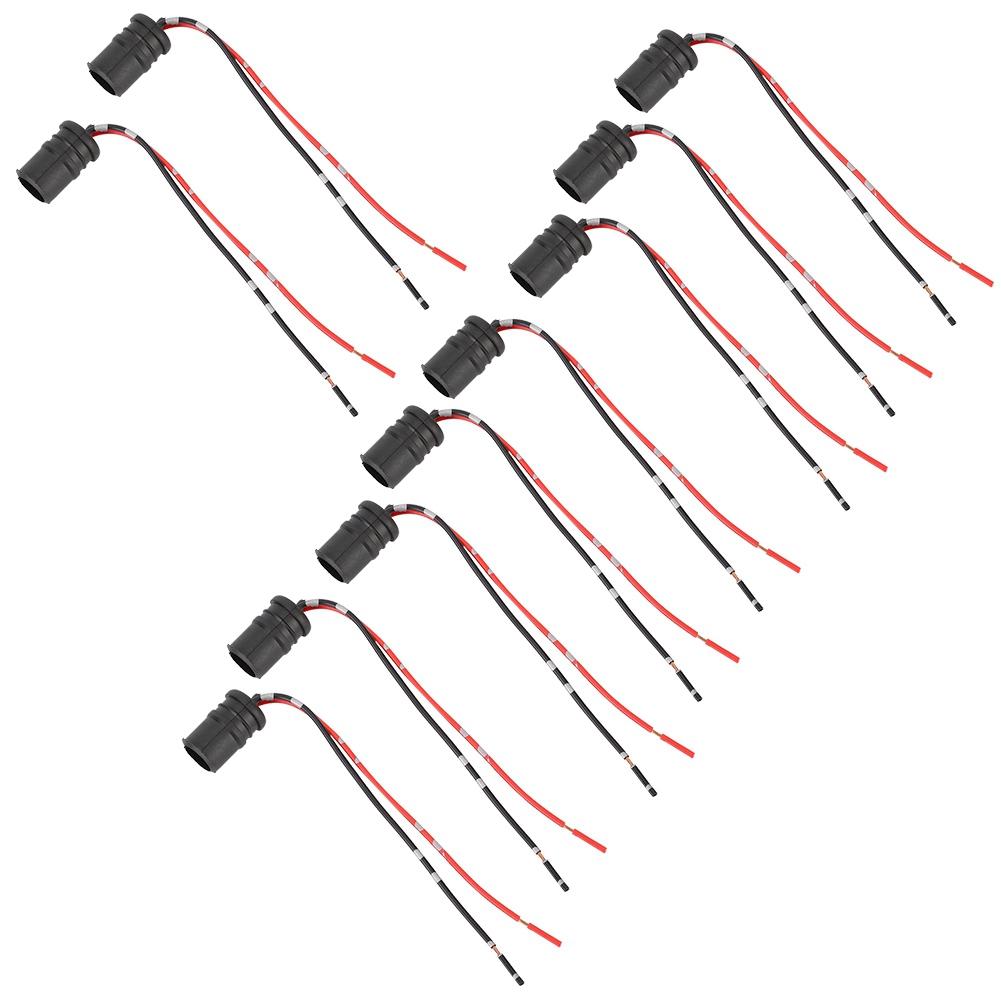 Набор из 10 шт. Мягкий штекерный соединитель для лампочки, держатель гнезда для автомобилей, мотоциклов