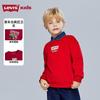 Levi's Детская толстовка с принтом гонок на флисовой подкладке