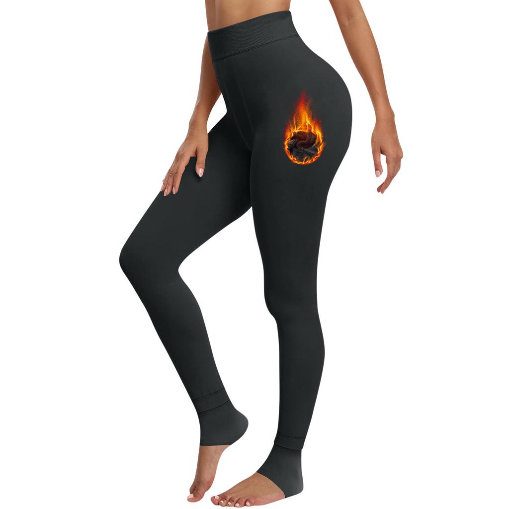 Женские модные однотонные брюки с утолщенной подкладкой, узкие брюки с высокой талией, теплые брюки