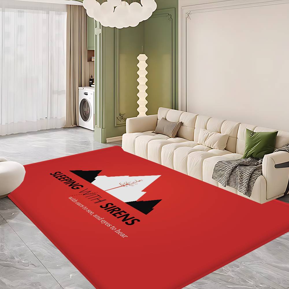 Emo Pop American Band S-Sleeping Bathroom Mat Kids Room Bedroom Decoration Balcony Anti-Slip Doormat Living Room Welcome Rug