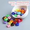 10g Pack of Flat Acrylic Alphabet Beads for DIY Children's Beading and Jewelry Keychain Accessories