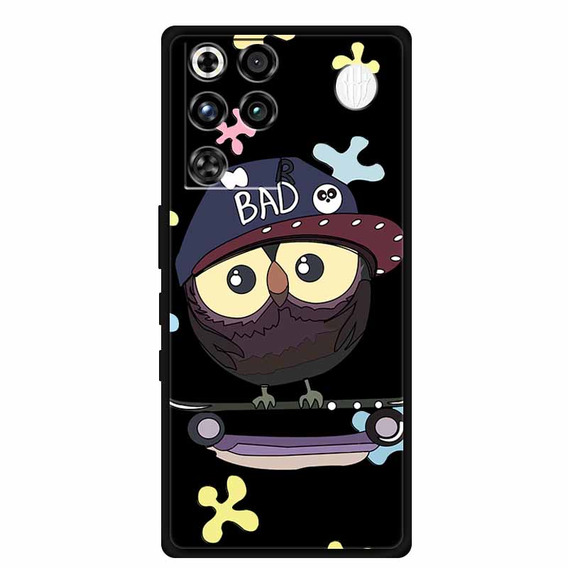 3D Case For Red magic 11 PRO Redmagic11 Pro Bumper Embossed Blossoms Funda Relief Flower Capa Silicone Soft Back Phone Cover Bag