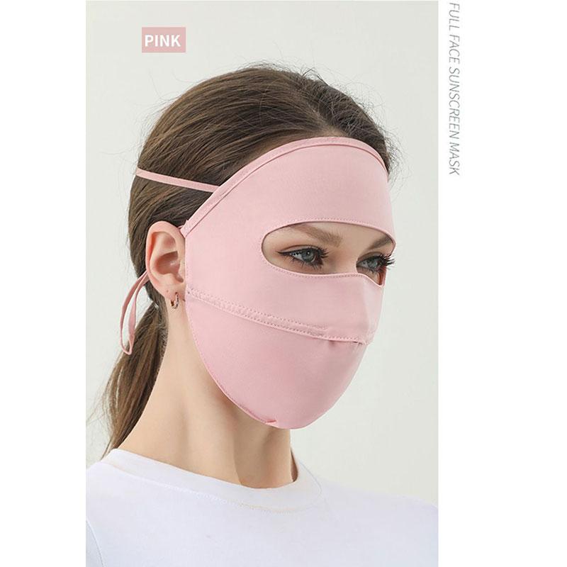 Простая защитная маска для всего лица Soilid от ультрафиолета, дышащая, мягкая, эластичная, хорошо висячая маска для ушей