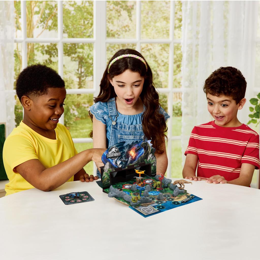 EPOCH Jurassic World Twin Tornado ST Mark Toy Game for Ages 5 and Players Attack, Certified, Up, 2-4