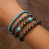 European and American new love pearl bracelet set niche temperament women's piece set bracelet hand jewelry