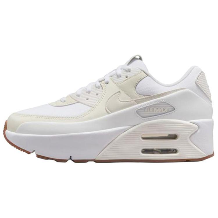 Nike Air Max 90 LV9 White Soft Pearl Gum Women Sneakers Platinum-Tint Sail FD4328-111