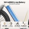 Aairsk EU Stock 24 Inch26 Inch Women's Electric City E-Bike 36V Sensor 7 Speed Electronic Road Bike