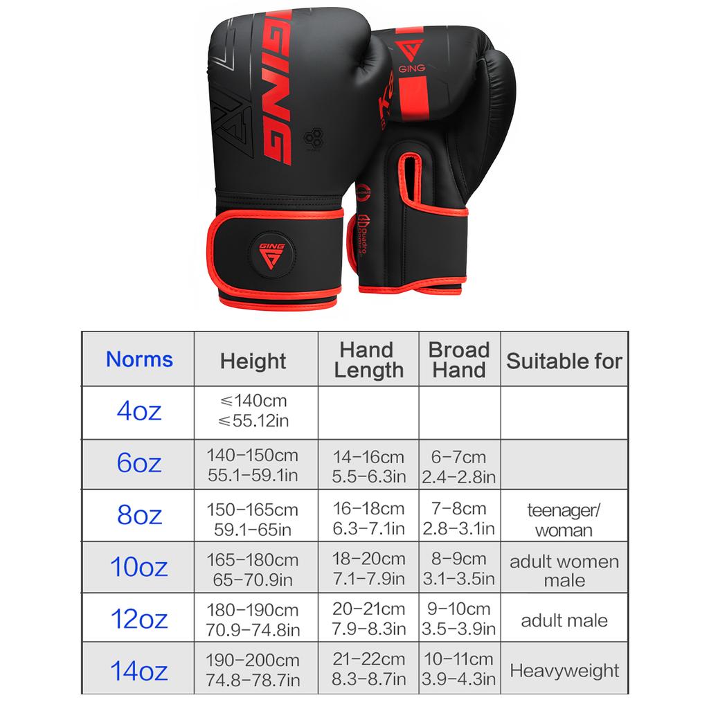 4/6/8/10/12/14Oz Kids Adult Boxing Gloves Breathable Professional Sanda Muay Thai Fighting Gloves PU Workout Gloves 6