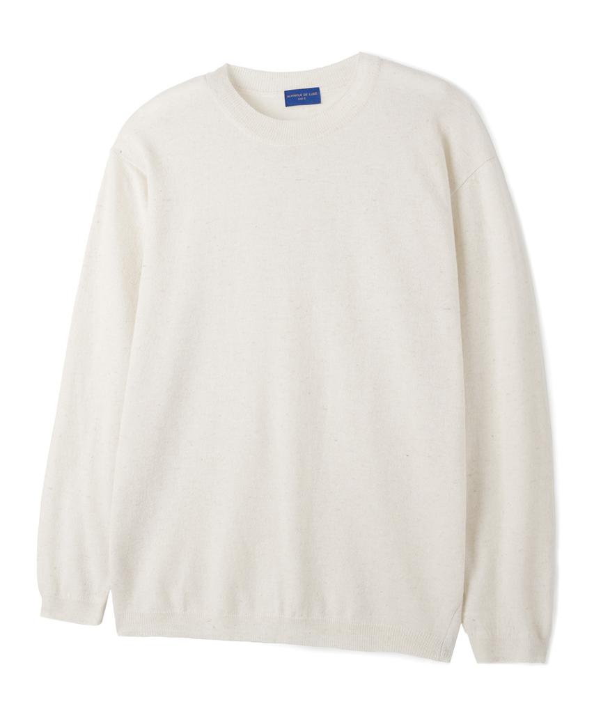 ALVINCLO [Deluxe] Linen Long Sleeve Round Knit Dlx1518 (5 Colors)