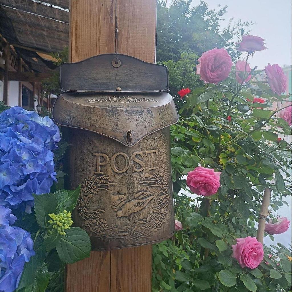 Настенный почтовый ящик почтовый ящик комментарий железный ностальгический шарм потертый шик для