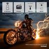 Водонепроницаемые мотоциклетные динамики 4,25 дюйма с Bluetooth, FM-радио, USB/AUX, 4.1-канальный аудиоусилитель для Harley, Indian, квадроцикла
