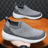 Модная новая мужская обувь, спортивная обувь на плоской подошве, повседневная обувь 2024 года, новая модная дышащая обувь для ходьбы, легкая и удобная мужская обувь