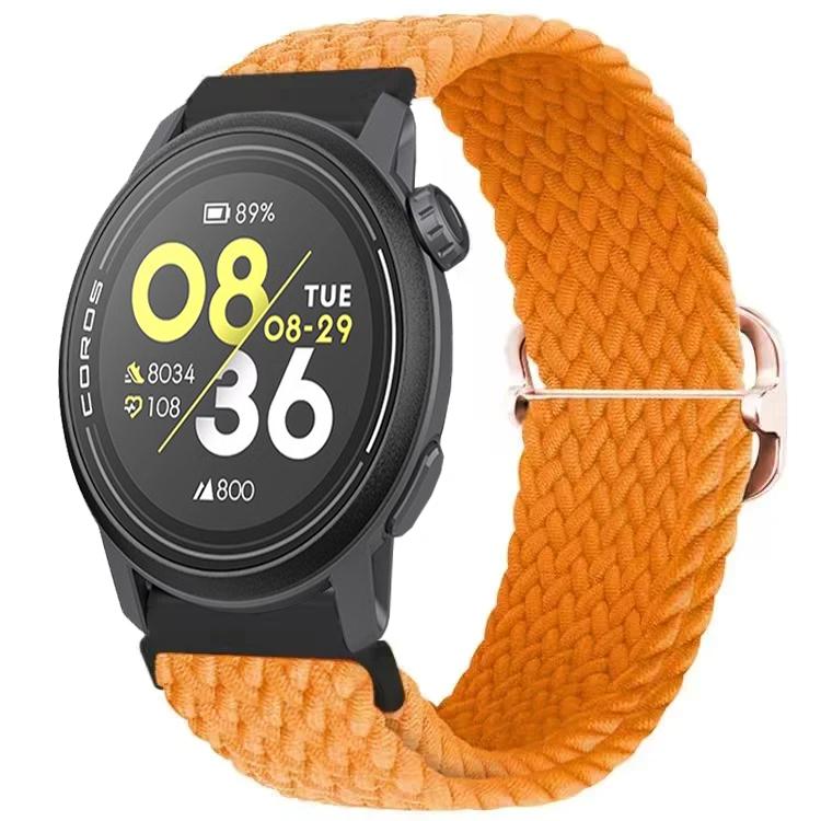 Нейлоновый плетеный ремешок 20/22 мм для COROS APEX 4/PACE Pro/4 3 2 Регулируемый браслет для CMF Watch 3/2/1 Pro Suunto Race 2/S/Run