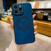 Магнитный чехол для телефона iPhone 16 с текстурой ткани - Полное покрытие, дизайн с лосем, защита от падений для Apple 14/15/17 Pro Max