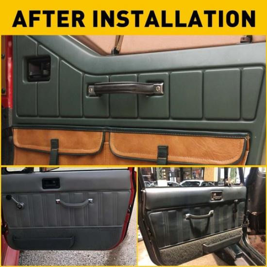 Set of 2 Interior Door Handle Pull For Jeep CJ5 CJ7 CJ8 Wrangler YJ 55009801K EV