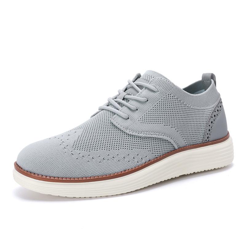 Spring/Summer Solid Color Fashion Casual Handsome Mesh Breathable Men'S Shoes