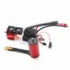 S3670 2150KV Brushless Motor Sensorless Waterproof Motor and 120A Brushless ESC T Plug Heat Sink Replacement for HSP