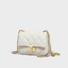 A New Versatile Chain Bag Autumn Crossbody Bag Genuine Leather Diamond High-end Commuting Small Square Bag