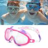 Swim Goggles for Kids Anti-fog Pool Glasses with Nose Clips Earplugs Children's UV