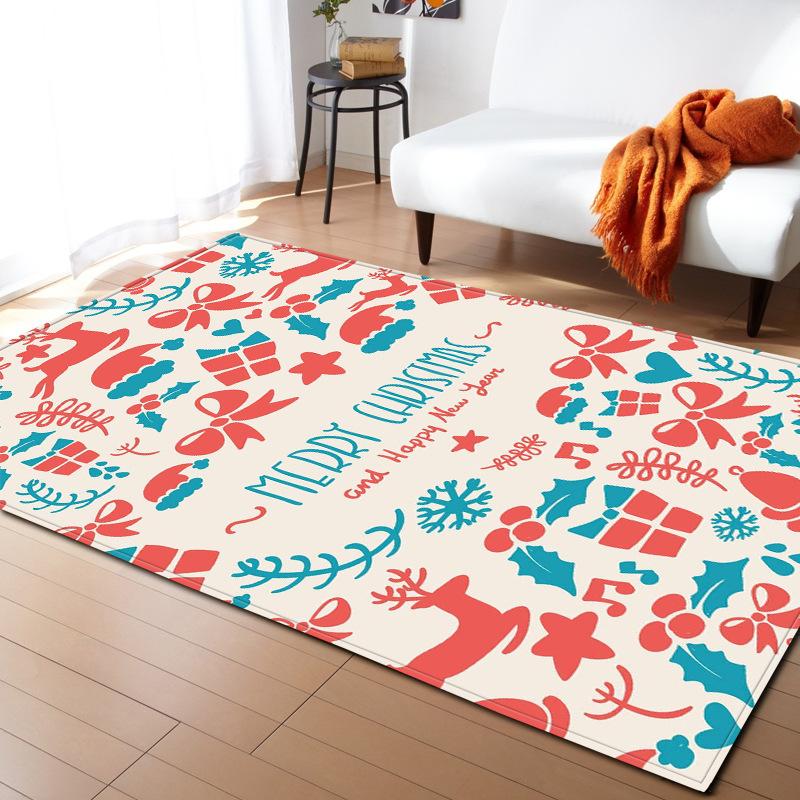 Christmas Living Room Floor Mat Bedroom Dining Room Carpet Carpet Doormat