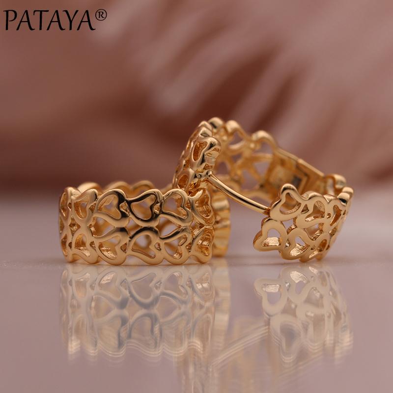 Свадебные серьги из розового золота