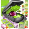 Multifunctional 14/16 In 1 Vegetable Chopper Onion Chopper Handle Food Grate Food Chopper Kitchen Vegetable Slicer Dicer Cut