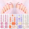 Toe Manicure Stickers Summer Daisy Toe Nail Stickers Flower Nail Art Stickers