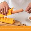 German Made Manual Sausage Slicer, Multi-Purpose Food Cutter for Hot Dogs, Bananas, Cucumbers, Kitchen & Indoor Grilling Picnic Essential