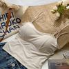 Korean Sweet Camisole Vest Slimming Outer Wear Ultra-thin Bandeau With Chest Pad Sleeveless Top