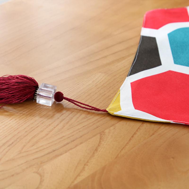 Имитация хлопка и льна Скатерть-дорожка с принтом Многоцветная Скатерть Чехол Скатерть Украшение стола