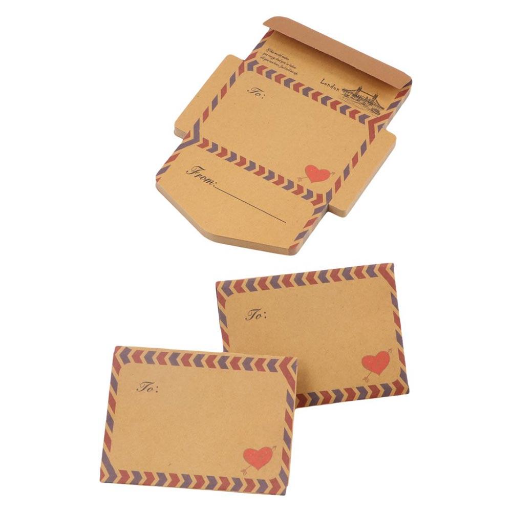 Vintage Kraft Paper School Office Supply Envelope Memo Pad Writing Pads Notepad