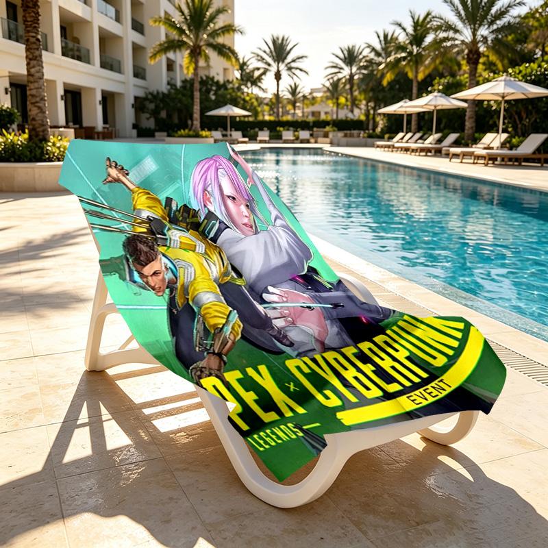 Apex Legends Print Beach Towel Design, Soft, Lightweight. for Home Bathroom, Spa, Pool, Yoga, Surfing, Camping, Gift for Family, Friend