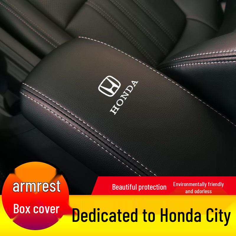 08-18 Honda City Полное Покрытие Подлокотник Кожаная Защитная Накладка