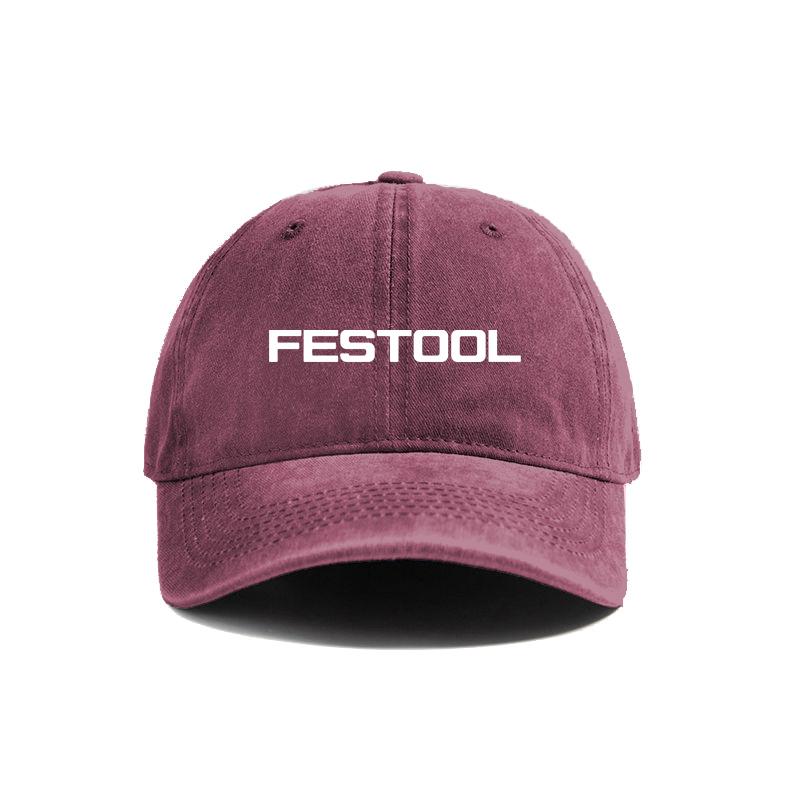 Festool Baseball Cap Distressed Hats Cap Unisex Retro Outdoor Summer Adjustable Hat MZ