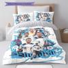 England National Football Team Pattern Bedding,Quilt Set Quilt Cover Pillowcase Home Birthday Gift(1 * duvet cover + 2 * pillowcase, without core)