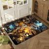 The Promised Neverland Floor Mat Soft Thickened Absorbent Non-Slip Bedroom Living Room Door Mat Home Decor Flannel Rugs