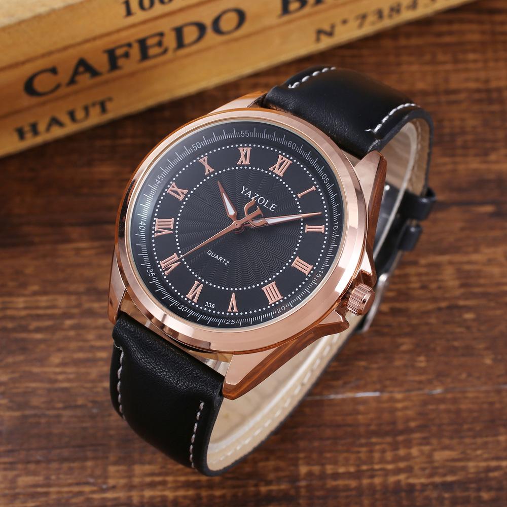Men's Business Gift Box Quartz Watch Belt Watch Set With Wallet Office Ballpoint Pen Watch Gift Set