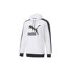 Pinstripe Hoodie With Fleece Lining Men Tops White 530179-02