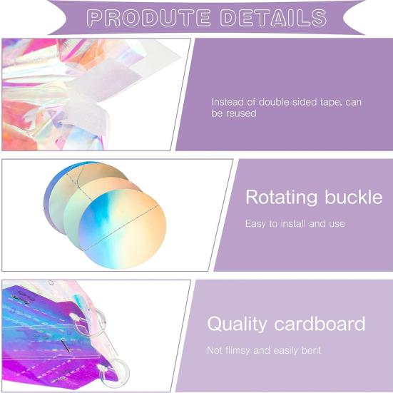 29 Pcs Iridescent Party Decorations Holographic Foil Fan Shiny Star Honeycomb Ball Hanging Swirls Decoration for Baby Shower Mermaid Themed